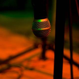 Music microphone wallpaper