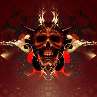 Skull Full HD amoled wallpaper