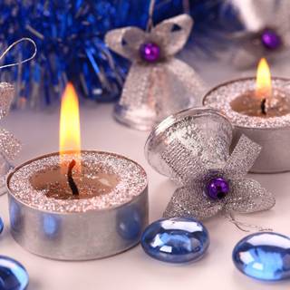 Happy New Year candle wallpaper