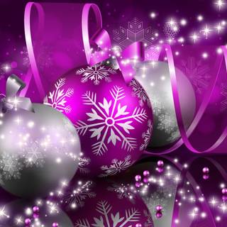Merry Christmas ornaments wallpaper
