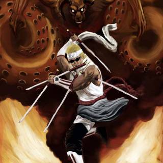 8 tailed wallpaper