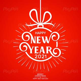 Happy New Year 2021 Full HD wallpaper