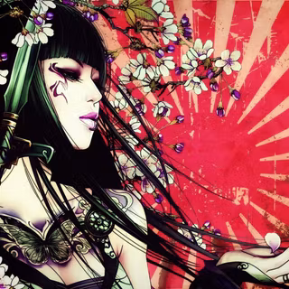 Chinese oriental girl anime wallpaper