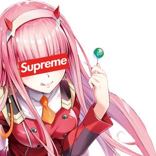 Kawaii Zero Two anime wallpaper