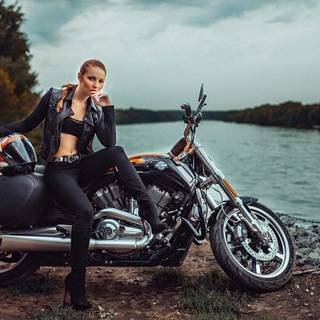 Motorcycle jacket wallpaper