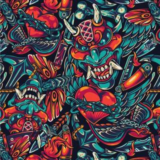 Graffiti Android design wallpaper