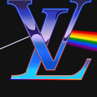 Blue Louis Vuitton wallpaper