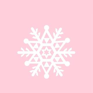 Cute pink Christmas wallpaper