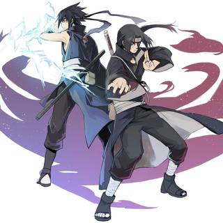 Itachi vs Sasuke wallpaper