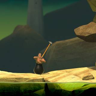 Getting Over It with Bennett Foddy game wallpaper