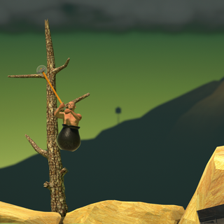 Getting Over It with Bennett Foddy game wallpaper