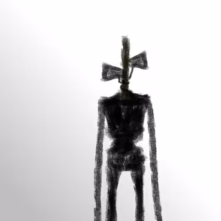 Siren Head drawing wallpaper