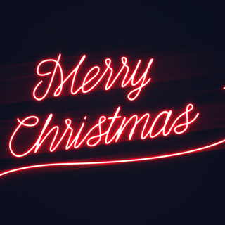 Xmas neon wallpaper
