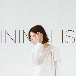 Minimalist aesthetic computer women wallpaper