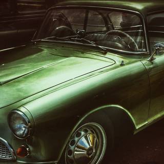 Classic car retro wallpaper