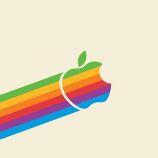 Retro rainbow colors wallpaper