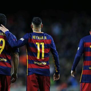 Messi back wallpaper