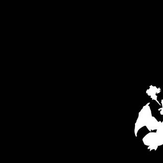 White and black Pokémon wallpaper