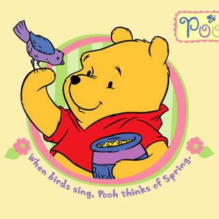 Cute Winnie The Pooh wallpaper