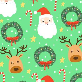Cute Christmas stuff wallpaper