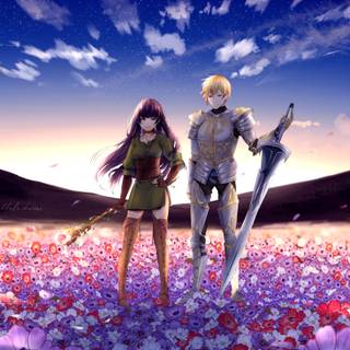 Manga women wallpaper