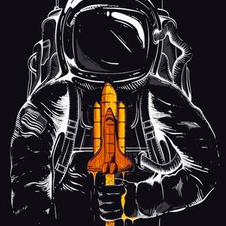 Astronaut iPhone wallpaper