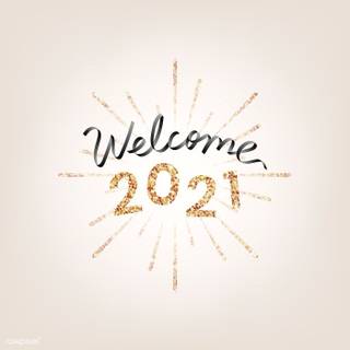 Welcome 2021 wallpaper