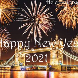Happy New Year 2021 4k wallpaper