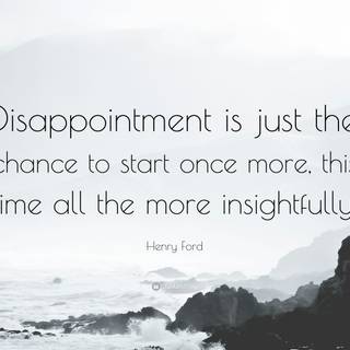 Disappointment wallpaper