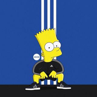 Bart Simpson pride wallpaper