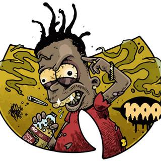 Gangster Bart Simpson wallpaper