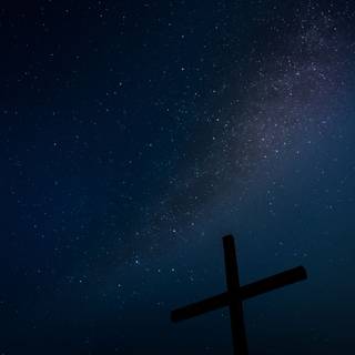 Blue cross wallpaper