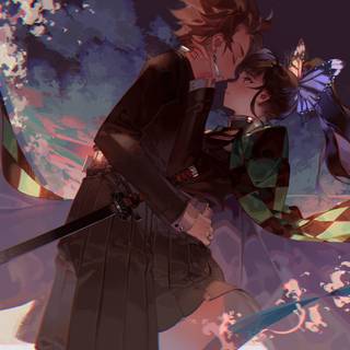 Tanjiro x Kanao wallpaper