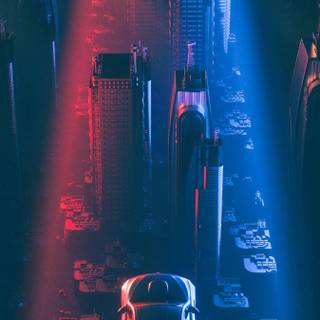 Cyberpunk iPhone wallpaper