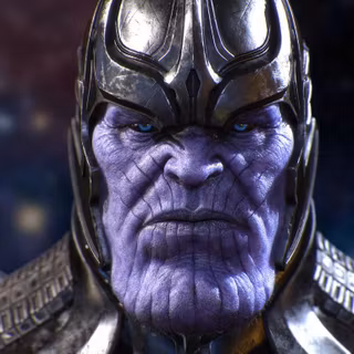 Thanos face wallpaper