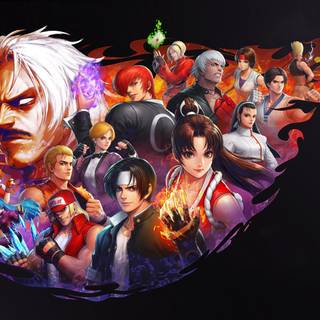 King of Fighters girls desktop wallpaper
