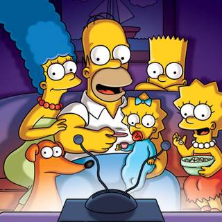 Simpsons Thanksgiving wallpaper
