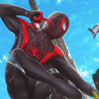 Spider-Man PS5 desktop wallpaper