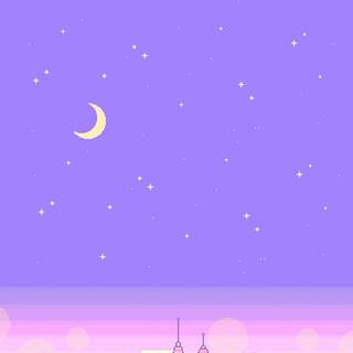 Aesthetic lilac wallpaper