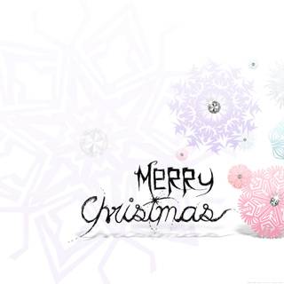 Cute white Christmas wallpaper