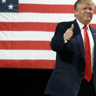 Trump flags wallpaper