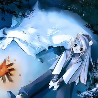 Anime wolf girl pictures wallpaper