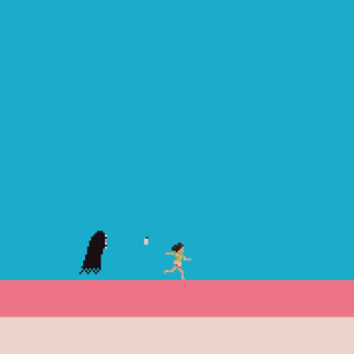 Minimal pop culture black wallpaper