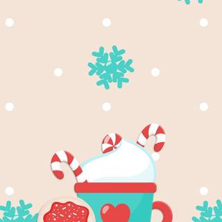 Cute Christmas theme wallpaper