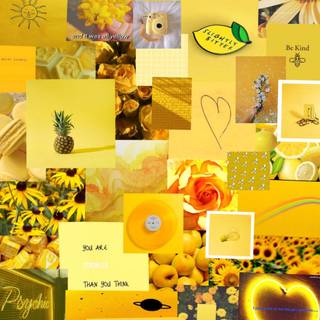 Yellow aesthetics wallpaper