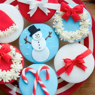 Winter dessert wallpaper