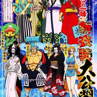 One piece Wano Country Arc wallpaper