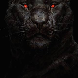 Black panther big cat wallpaper