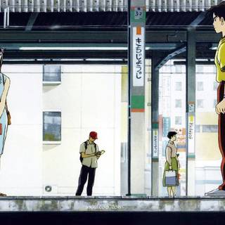 Vintage Ocean Waves anime wallpaper