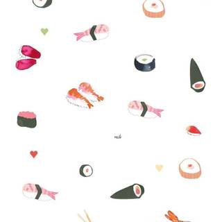 Kawaii iPhone food wallpaper